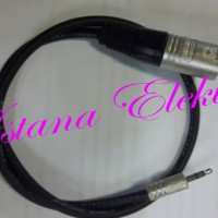 Kabel Mic Canon XLR Male buat ke DSLR & Kamera Video(Panjang Kabel 9m)