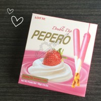 Jual Pepero Double Dip Strawberry - Semarang Murah