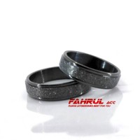 Cincin Tunangan Kawin Couple Titanium Hitam