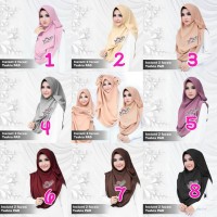 Jual Jilbab instan 2 faces Tazkia Pad by Dqiara hijab Murah