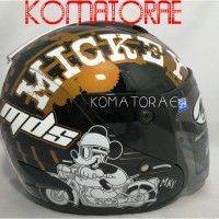 HELM ANAK MDS R3 JUNIOR MICKEY CLASSIC RIDER 02 BLACK GOLD