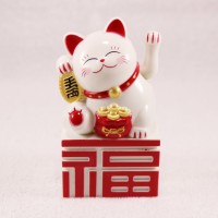 Jual Kucing Hoki Fuk White + Maneki Neko + Kucing Rejeki + Kucing Imlek Murah