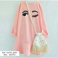 Jual Baju Atasan / Atasan Wanita / Blouse Tunik Dress Kemeja / Eye Tunik Murah