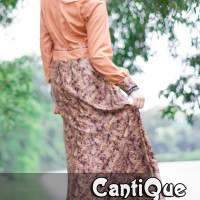 Baju Kerja Wanita Batik Gamis Kantor Resmi Formal Menyusui Coklat Oran