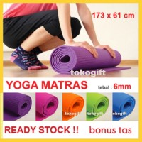 Jual Matras Yoga FlexFit 6mm + BAG | Yoga Mat | Mattress Murah