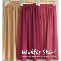 Rok Wolfis / Rok Kampus / ootd skirt / Rok panjang