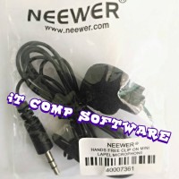 Jual Neewer 3.5mm Hands Free Computer Clip on Mini Lapel Microphone Murah