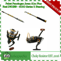 Paket Pancingan Jorang 2.1m Plus Reel DK11BB - 6000 Metal 11 bearing