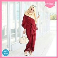 Dress Muslimah Akara Maroon Terlaris