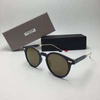 KACAMATA THOM BROWNE FOLDING HITAM-GOLD