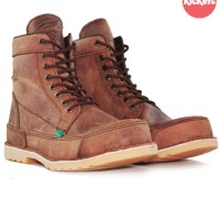 KULIT ASLI SEPATU BOOT KICKERS PRO SAFETY