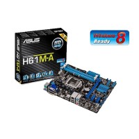 MOTHERBOARD ASUS H61M-A / SOCKET LGA 1155 / GARANSI RESMI 3 TAHUN