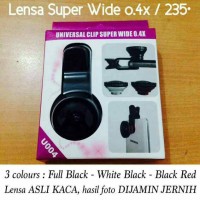 Lensa Super Wide 0,4X menghasilkan foto lebih lebar dari lensa biasa