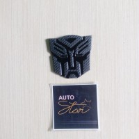 Jual Emblem Logo Transformers Autobots Hitam Karbon Murah