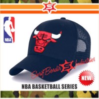 Jual Topi Baseball Bordir Topi Gowes NBA Basket Chicago Bulls Jordan Bordir Murah