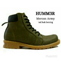 SEPATU PRIA BOOTS HUMMER MERCON ARMY MADE INDONESIA BUATAN ANAK BANGSA