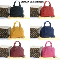 Tas Louis Vuitton Alma Epi Mini size 91606A# Tas Wanita
