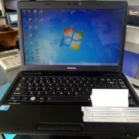 MURAH!!! laptop Toshiba C640 Core I3 Casing Mulus