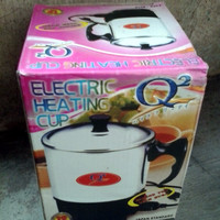 Jual MUG/ PANCI LISTRIK STAINLESS Q2 12 CM/ PEMANAS AIR Murah