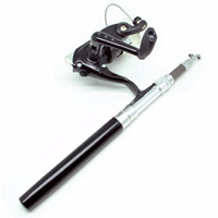 Joran pancing bentuk pena 1.4M - Black
