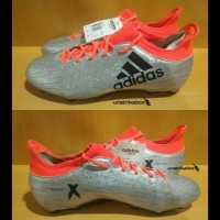 Sepatu Bola Adidas X 16.3 FG - Silver | Eksklusif Soccer Cleats