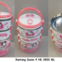 Jual RANTANG HELLO KITTY / RANTANG SUSUN / RANTANG SUSUN 4 HK 2800 ML Murah