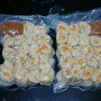 Jual SIOMAY FROZEN (SIOMAY BEKU) KEMASAN VACUUM dan BUBBLE WRAP ISI 5 Murah
