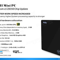 Jual MINI PC Z83 II Intel Atom x5-Z8350 2GB RAM 32GB ROM TV Box WIndows 10 Murah