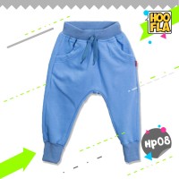 Celana Joger Harem Pendek Polos Anak Laki Cowo Cewe Hoofla HP08 M/L