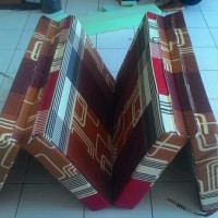kasur lipat busa inoac uk.200x90x10 motif banyak pilihan