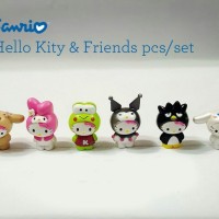 Jual Pajangan Figure Set Hello Kitty Cosplay Costume Sanrio Murah