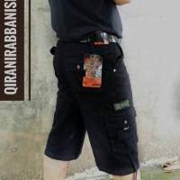 Jual Celana Cargo Pendek Warna Hitam big Size 36 37 38 39 40 41 42 43 44 Murah