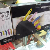 Jual Pisau Set Oxone Rainbow OX-606 Murah