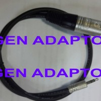 Kabel Mic Canon XLR Male buat ke DSLR & Kamera Video (Panjang Kabel 1M