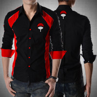 Kemeja Anime Naruto Uchiha Special Casual Shirt (KM UCH 02)