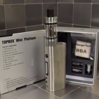 Jual vape vapor rokok elektrik kangertech TOPBOX platinum silver 75w Murah