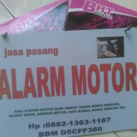 Jasa pasang alarm motor cod balaraja smpe serang