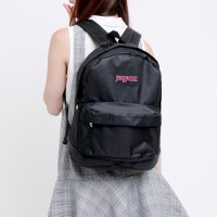 Jual Tas Ransel Sekolah Jansport Black / Tas Pria Wanita Trendy Murah Murah