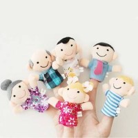 Jual Boneka Jari Finger Puppet seri keluarga family import Murah