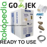 Jual KABEL LAN UTP cat5 / cat 5e BELDEN made in USA ORIGINAL meteran Murah