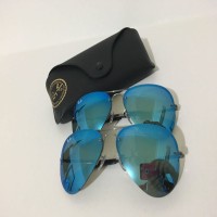 KACAMATA AUTHENTIC RAYBAN BLUE MIRROR 59 ORIGINAL ASLI MANTAP! |