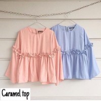 Caramel Top / Atasan Wanita / Blouse / Blus / Dress / Baju Wanita