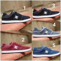 Sepatu DC Unlite Cowok Cowo Men Man Pria Suede Import Impor Sneakers 2