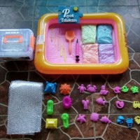 Jual paket lengkap pasir kinetic 2kg Murah