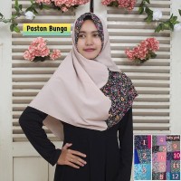 Jual Jilbab Pashmina Instan Bunga Murah