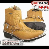 Jual Sepatu Boots Bikers Kulit.Sepatu Boots Touring Kulit.Sepatu Cibaduyut Murah