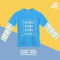 TSHIRT ANAK AMMAR KIDS AT 54 SIZE XL-XXL / 9-12 TAHUN KAOS ANAK MUSLIM