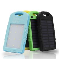 Jual Power Bank Solar Cell - PowerBank Plus Lampu LED - PB SolarCell Murah