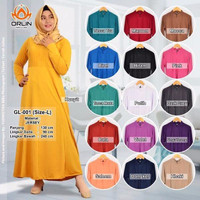 GAMIS POLOS JERSEY SUPER BUSUI SIZE FIT TO L (KODE GL 001) Berkualitas