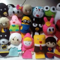Jual boneka jari karakter Murah
